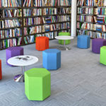 PSI PSEATING PULSE DESIGN RECEPTION SEATING Hexad_SmallStoolScene